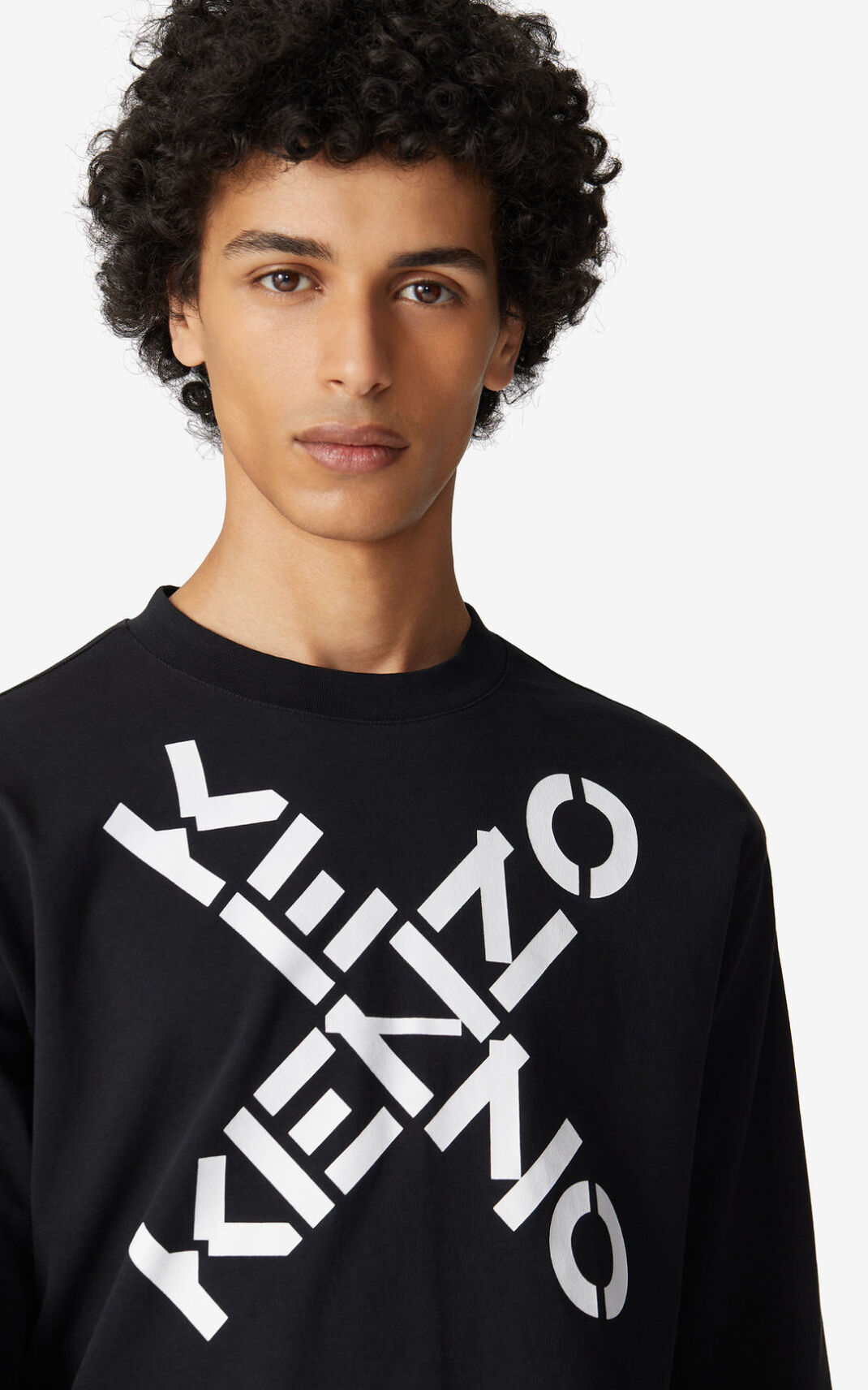 T Shirt Kenzo Sport Big X Homme Noir | BIHY-98721